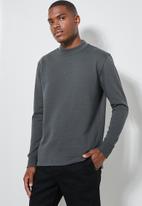 Superbalist - Friday high neck pullover sweat - charcoal 