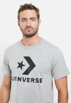 Converse - Star chevron short sleeve tee - grey