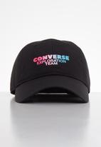 Converse - Graphic baseball cap hps -  black