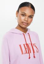 Levi’s® - Graphic sport hoodie serif logo hoodie - lavender