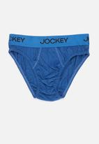 Jockey - Boys 3 pack plain briefs - blue & red 