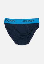 Jockey - Boys 3 pack fancy briefs - navy 