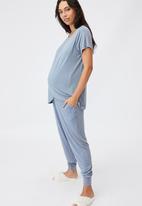 Cotton On - Sleep recovery maternity pant - blue