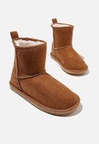 Cotton On - Body home boot - brown 