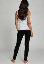 Cotton On - Maternity super stretch jean over belly - black