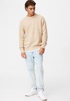 Cotton On - Crew knit - textured natural