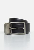 GUESS - Reversible dress belt - black & brown 