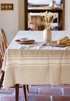 Barrydale Hand Weavers - Contemporary table cloth - stone