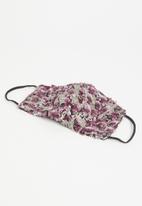Superbalist - All over sequin face mask - purple