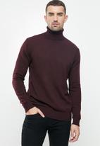 Brave Soul - Humen knitwear - burgundy