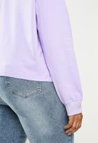 Blake - Cropped sweater - lilac 