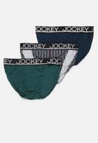 Jockey - 3 pack fancy tanga  - multi