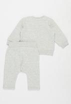 Cotton On - Greer & emerson quilted tracksuit - cloud marle
