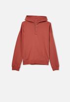 Free by Cotton On - Henley free hoodie - chutney