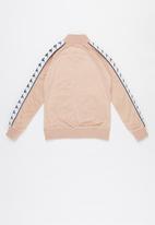 KAPPA - Banda slim fit bomber jacket - pink/white