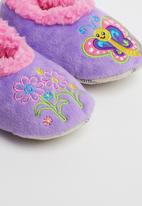 snoozies!® - Butterfly slippers - purple