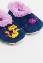 snoozies!® - Cat with ball of wool - navy