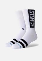 Stance Socks - Og socks - white & black 