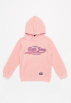 Aca Joe - Pre-girls fleece hoodie - baby pink
