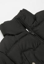 Ruby Tuesday - Crop puffer jacket - black
