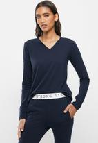 STRONG by T-Shirt Bed Co. - Ladies basic - navy