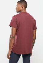 Cutty - Tshirt basic logo - burgundy