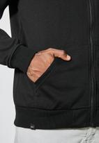 Superbalist - Noel zip through hoodie - black