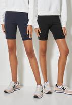 Superbalist - 2 Pack cycle shorts - black & navy