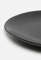 Sixth Floor - Kento dinner plate set of 4 - charcoal