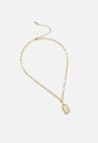 Rubi - Premium forever necklace - gold plated tag mid weight chain