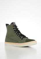 Diesel  - S-dvelows ml sneakers - military green/orange