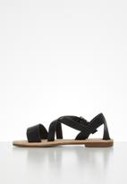 MINOTI - Girls pu sandal - black