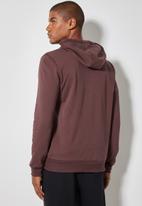 Superbalist - Noel zip through hoodie - burgundy