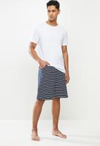 STYLE REPUBLIC - Stripe sleepshort - navy & white