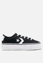 Converse - star replay platform all of the stars ox - black/white