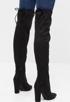 Miss Black - Tonic over the knee boot - black