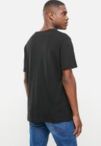 Factorie - Regular graphic T-shirt - black
