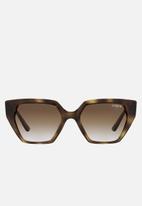 Vogue Eyewear - Vogue irregular sunglasses - havana