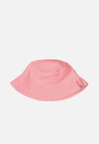 Gloss - Girls twill bucket hat - pink