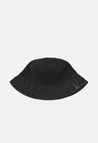 Gloss - Girls twill bucket hat - black
