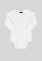 Quimby - Ribbed bodysuit - white
