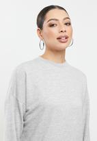 Missguided - Oversized sweater dress - grey