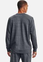 Under Armour - Ua rival terry crew - pitch grey full heather / onyx white