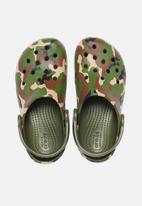 Crocs - Classic printed clog k - army green/multi