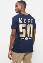 Kaizer Chiefs - Urban Edition - 50 years anniversary T-shirt gold foil - navy
