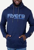 Flyersunion - Brushed fleece hoodie - navy
