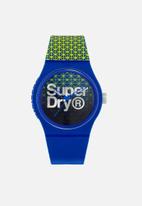Superdry. - Gts urban geo sport - blue/green