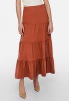 ONLY - May life maxi skirt - orange 