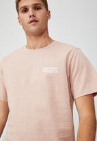 Cotton On - Tbar text t-shirt - dirty pink