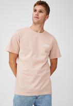Cotton On - Tbar text t-shirt - dirty pink